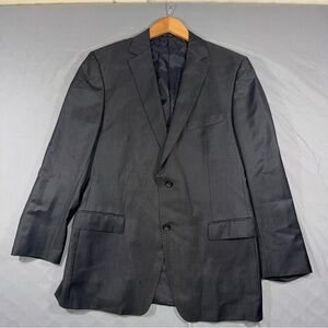 Ermenegildo Zegna Z Zegna Suit Jacket Mens 52R Gray 2 Button Notch Lined Formal